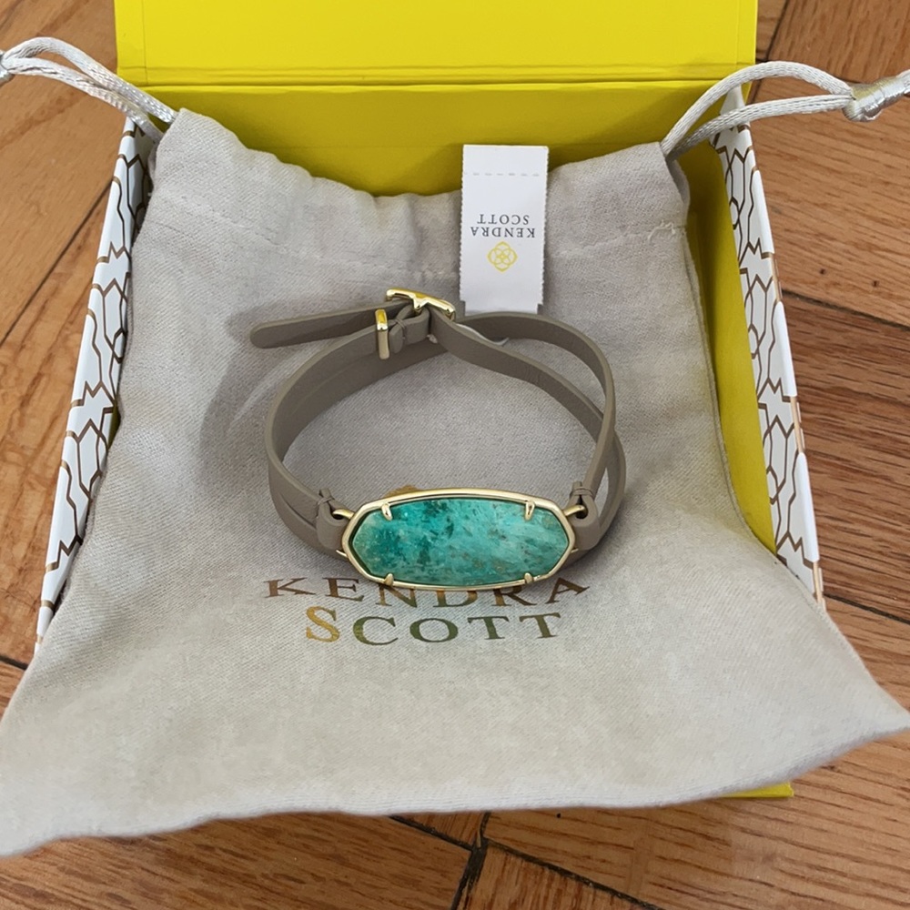 Kendra Scott Turquoise Stone Wrap Bracelet